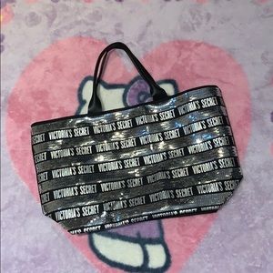 Victoria’s Secret sequin tote beach bag
